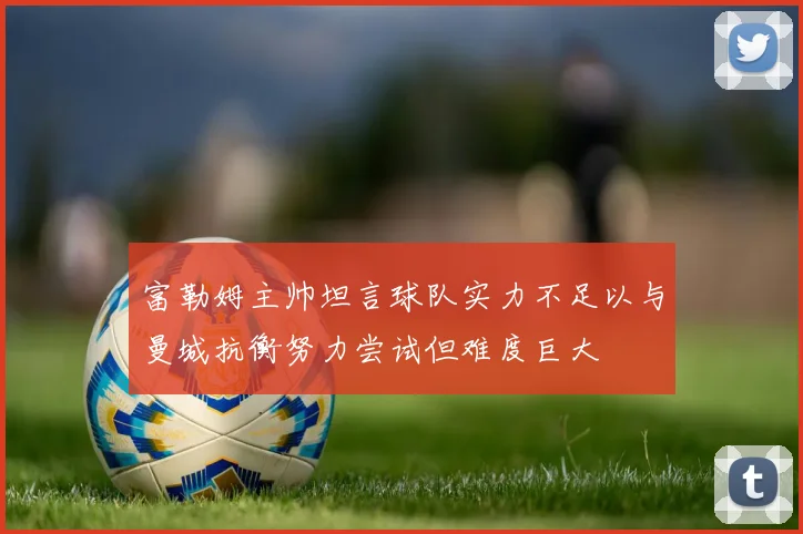 富勒姆主帅坦言球队实力不足以与曼城抗衡努力尝试但难度巨大